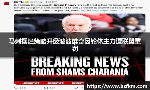 马刺摆烂策略升级波波维奇因轮休主力遭联盟重罚